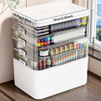 Multi-Layer Desk Organizer - Large Capacity Stationery Storage Box