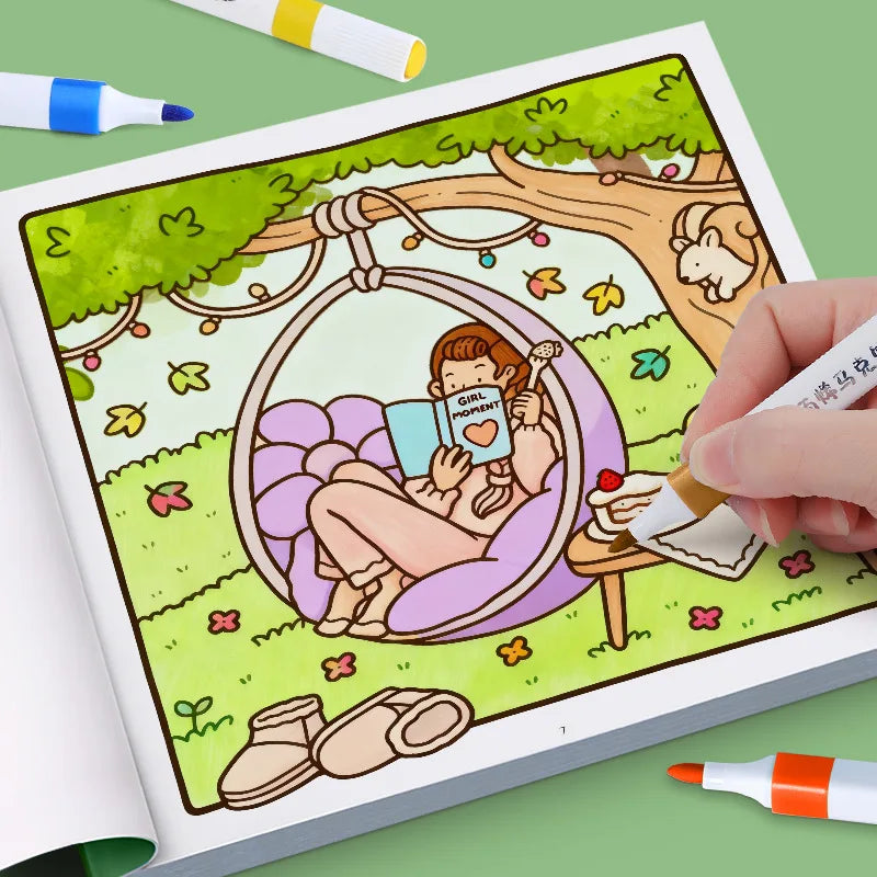 Cozy Friends Coloring Book — Cute Illustrated Art Book for Creative Souls