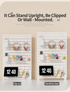 Modular Pegboard Organizer System – Wall & Desk Mountable | Boards, Mounting Kits & Accessories