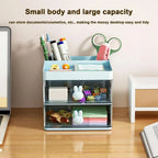 Desk Organizer with Drawer - Multi-Use Storage Box for Office & Makeup