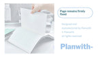 Planwith Undated Self-Fill Annual Planner – A5 / Mini / Week Style | PU Leather Cover, 96 Sheets | Start Anytime