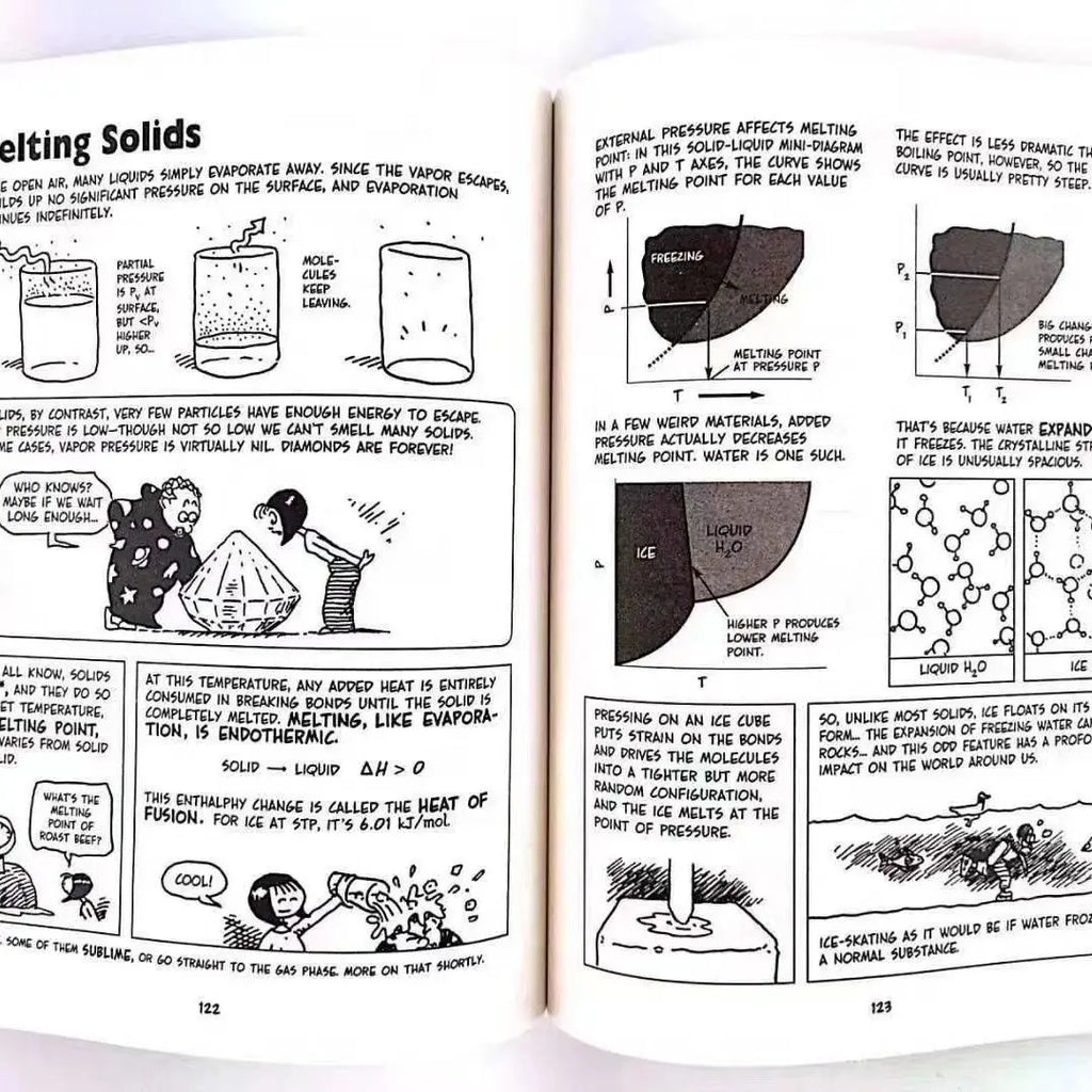 The Cartoon Guide Series by Larry Gonick - 8 Book Educational Set