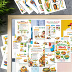 Wholesome Meals Recipe Cards – 30 Cards with Ready-to-Cook Recipes | Healthy, Simple & Family-Friendly | Beginner-Friendly Meal Prep