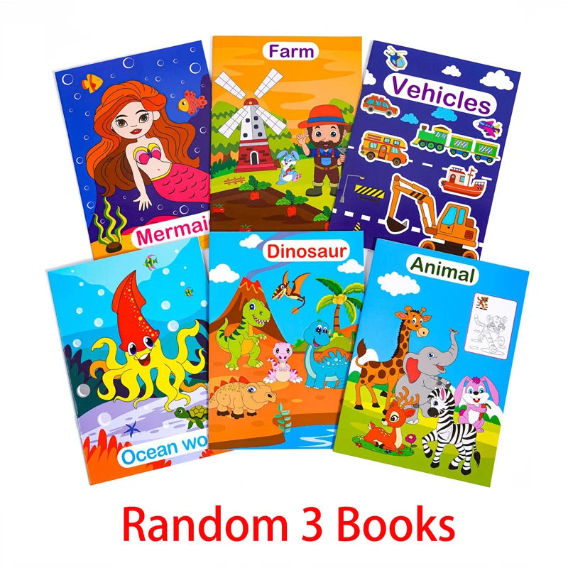 6 Themed Coloring Books for Kids & Teens – Art, Creativity & Stress Relief