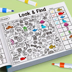 Look & Find Coloring Workbook for Kids — Shapes, Colors & Handwriting Activities, Ages 3–6