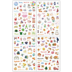 Monthly Calendar Stickers – 4 Sheets, 195 Stickers | Seasonal & Holiday Designs for Planners, Journals & Scrapbooks