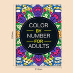 Color by Number Coloring Book for Adults — 20+ Pages of Calming, Guided Designs