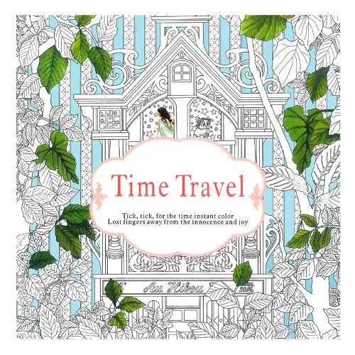 Adult Coloring Book — 24 Pages of Intricate DIY Illustrations for Stress Relief & Creative Flow