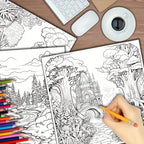 Art & Graffiti Coloring Book — 22 Pages of Bold Creative Designs for All Ages