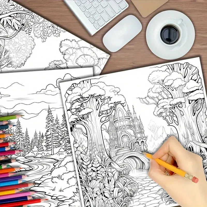 Art & Graffiti Coloring Book — 22 Pages of Bold Creative Designs for All Ages