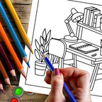 Bold and Easy Adult Coloring Books – 11 Fun Themes to Choose From | Spiral-Bound, 28 Pages