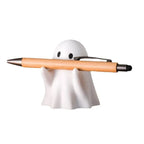 Ghost Pen Holder - Cute Desktop Organizer & Halloween Decor for Office & Home