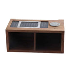 Wooden Pen Holder with Date Reminder — Elegant Desktop Organizer in Beech or Walnut