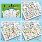 Look & Find Coloring Workbook for Kids — Shapes, Colors & Handwriting Activities, Ages 3–6