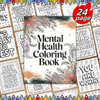 Inspirational Quotes Coloring Book - Positive Affirmations for Mental Wellness