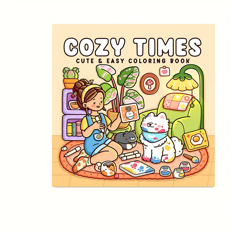 Themed Coloring Book - 28 Pages, 12 Styles to Choose From