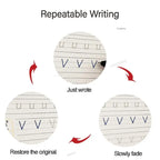 Magic Reusable Writing Practice Books | 4-Book Set with Auto-Disappearing Ink Pen