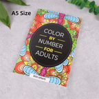 Color By Number Adult level Coloring Book - 190 Pages for Stress Relief & Relaxation