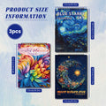Art Coloring Book Set - 3 Books (Van Gogh, Moon, Mandala) - 90 Designs Total
