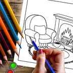 Bold and Easy Adult Coloring Books – 11 Fun Themes to Choose From | Spiral-Bound, 28 Pages