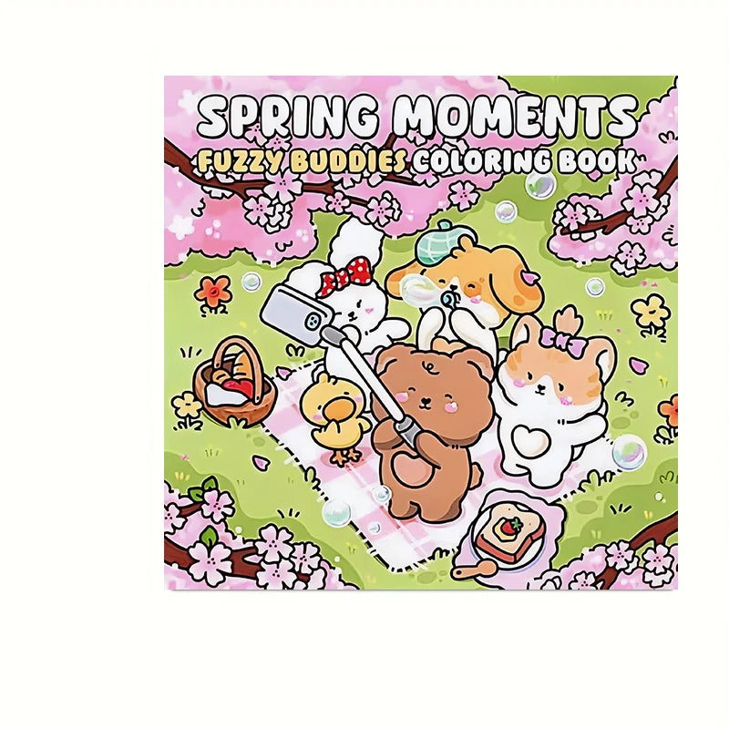 Themed Coloring Book - 28 Pages, 12 Styles to Choose From