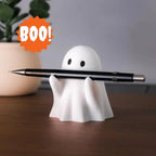 Ghost Pen Holder - Cute Desktop Organizer & Halloween Decor for Office & Home