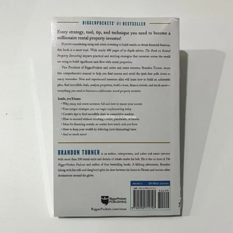 The Book on Rental Property Investing by Brandon Turner - 350,000+ Copies Sold | Buy & Hold Real Estate Guide