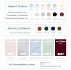 Planwith 2027 Daily Planner – 12-Month Weekly Agenda | Soft PU Cover, 180° Flat Open, 100gsm Paper | 12 Pastel Colors | Gift Box