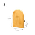 Bamboo Bookends - Natural Desktop Organizer & Book Stand (2 Sizes)