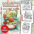 Adult Spiral Coloring Book - 30 Sheets Nature & Floral Themes | 11.2x8.3" Landscape Format | Birthday & Holiday Gift