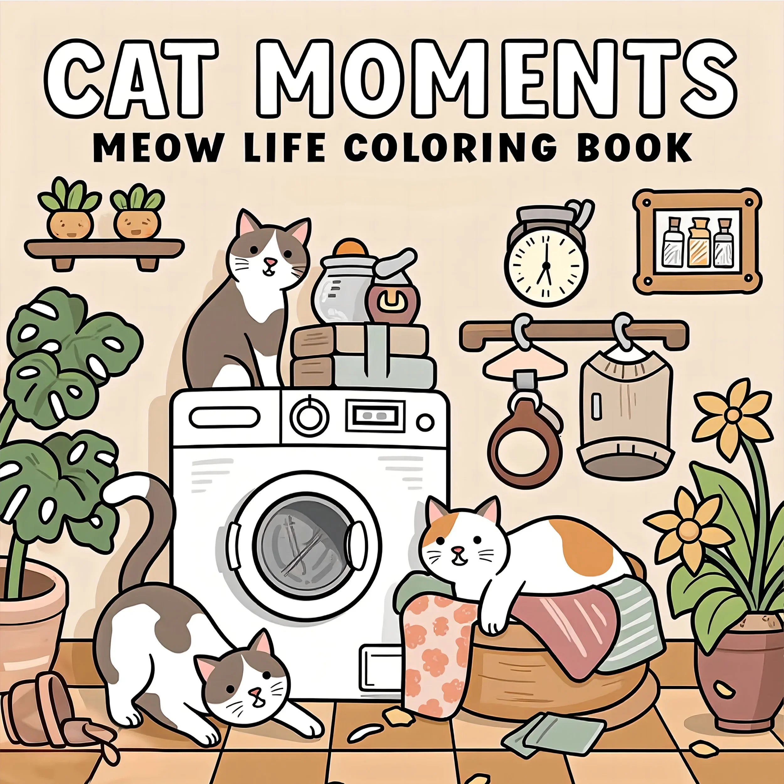 Themed Adult level Coloring Book - Charming Designs for Relaxation & Creativity