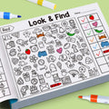Interactive Seek & Find Coloring Book for Kids - Educational Activity Book