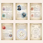 Retro Astrology Spiral-Bound Guide - Illustrated Beginner's Handbook