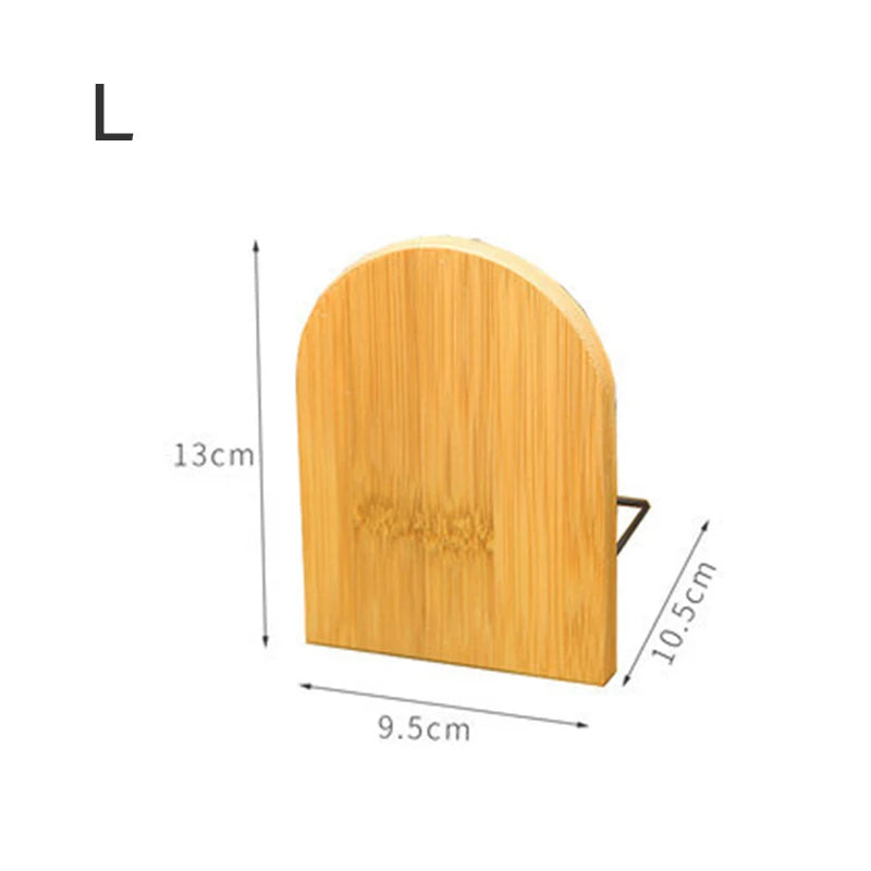 Bamboo Bookends - Natural Desktop Organizer & Book Stand (2 Sizes)